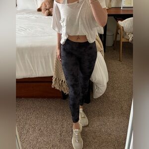 HALARA Black Tie-Dye Leggings